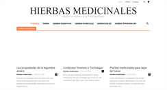 Desktop Screenshot of hierbamedicinal.es